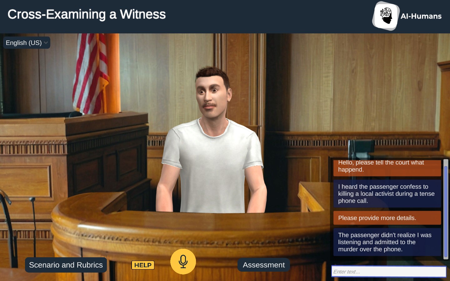 Cross-Examining a Witness using AI for Effective Investigations